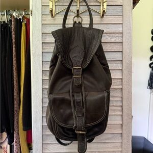 Vintage Leather Backpack